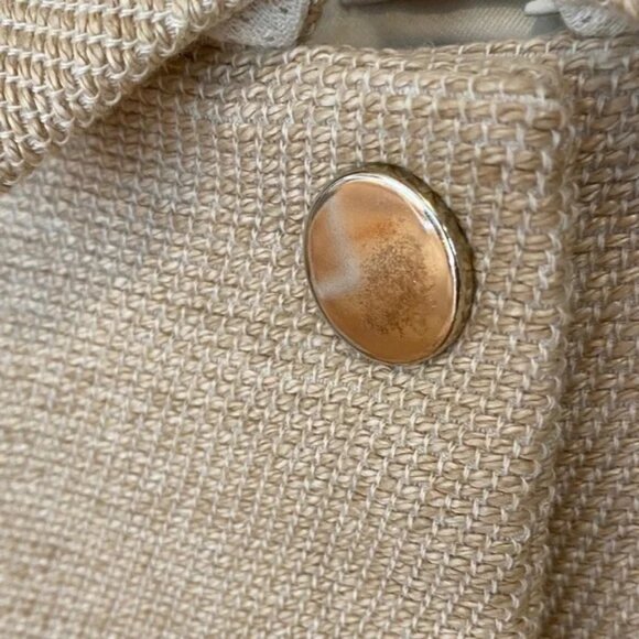 Maje cropped blazer tan women’s size 38 - Picture 5 of 12